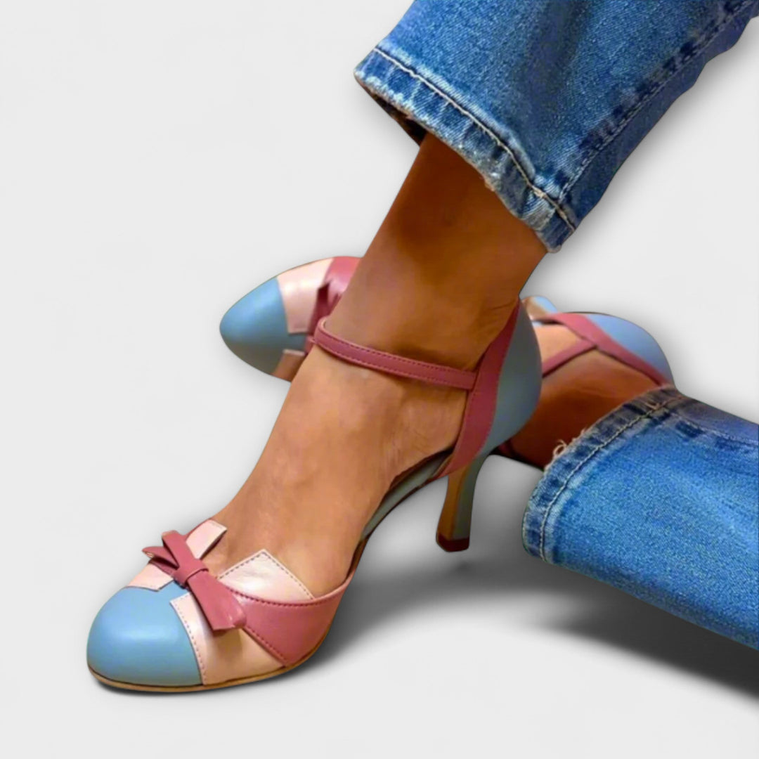 Lisette | Ortopedické sandály s retro podpatkem