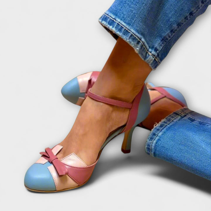 Lisette | Ortopedické sandály s retro podpatkem