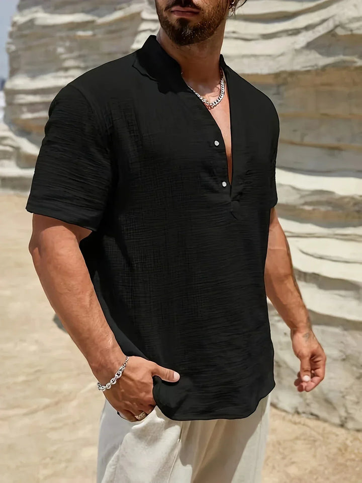 Savrani™ | Elegantní letní košile s vysokým límcem