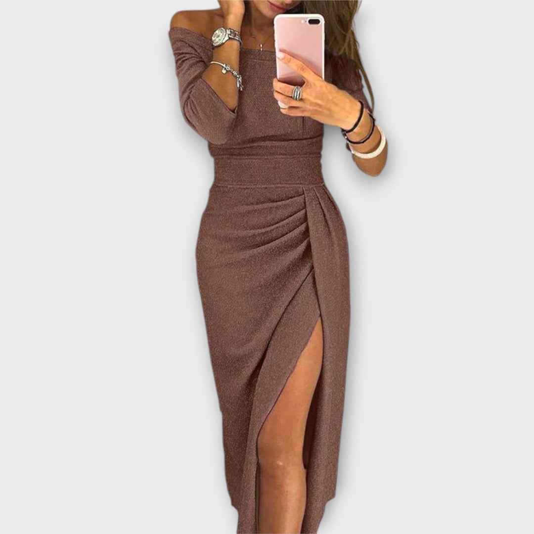 Marika | Elegantní šaty s odhalenými rameny
