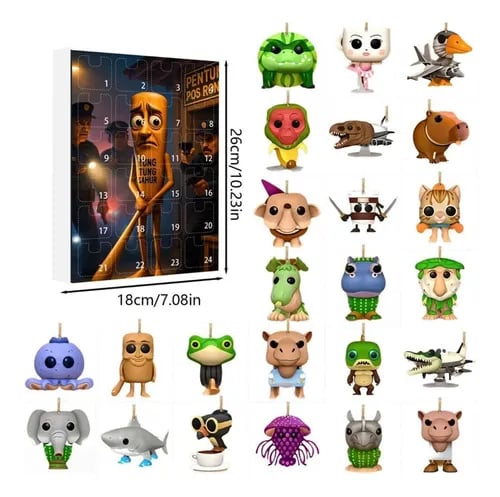 Tung Tung Tung Sahur Italský adventní kalendář s odpočtem do 24 dnů