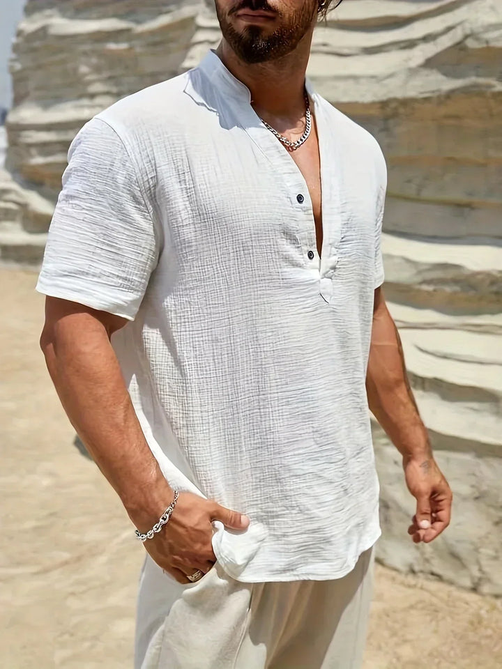 Savrani™ | Elegantní letní košile s vysokým límcem