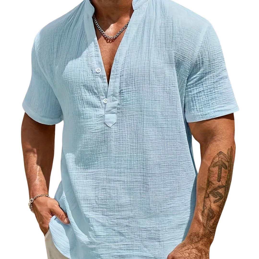 Savrani™ | Elegantní letní košile s vysokým límcem