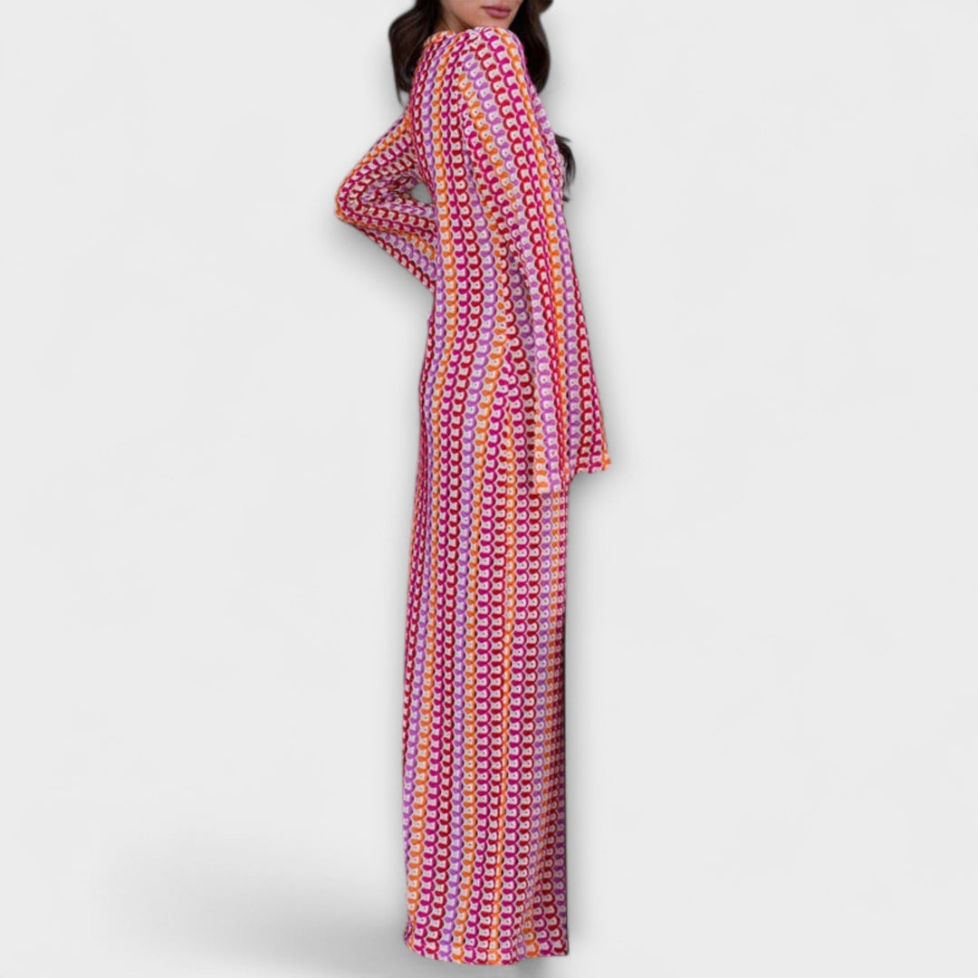 Emma | Šaty přes plavky s výstřihem do V a prázdninovým nádechem