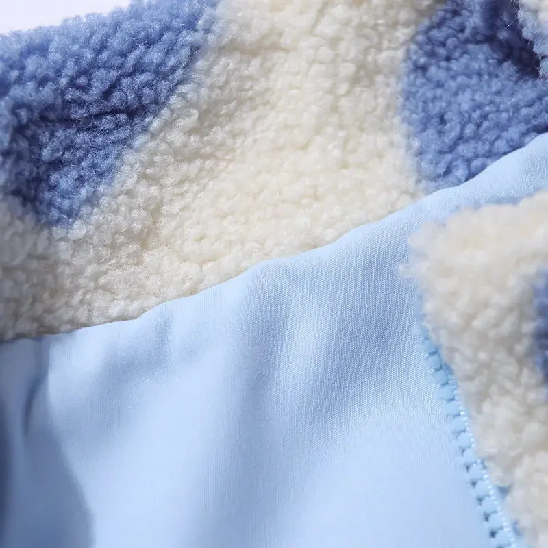 Daria™ | Dvoubarevná bunda srdíčka