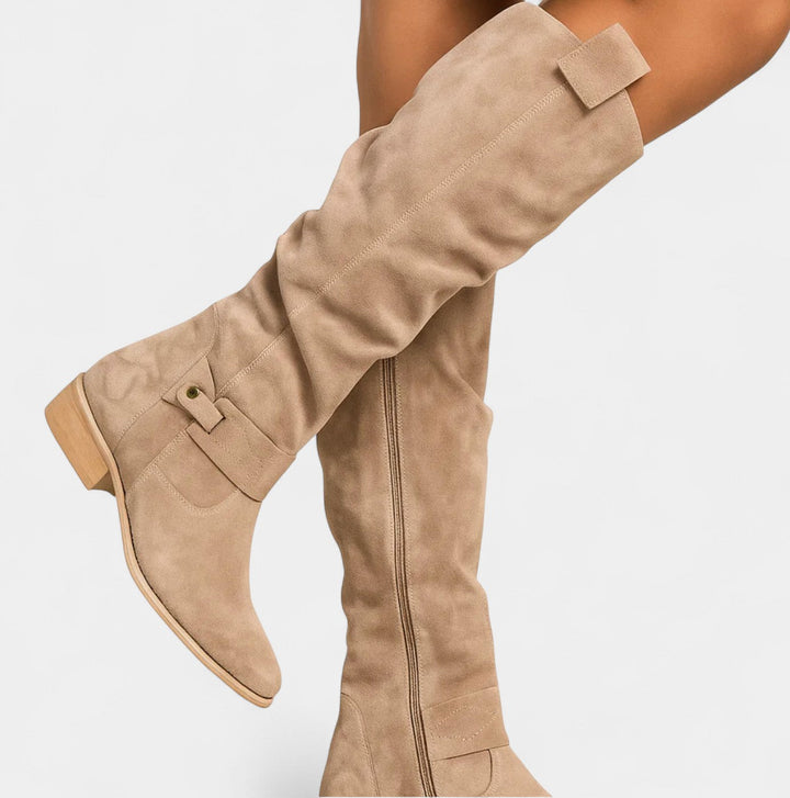 BelleVie – Elegantní semišové kozačky