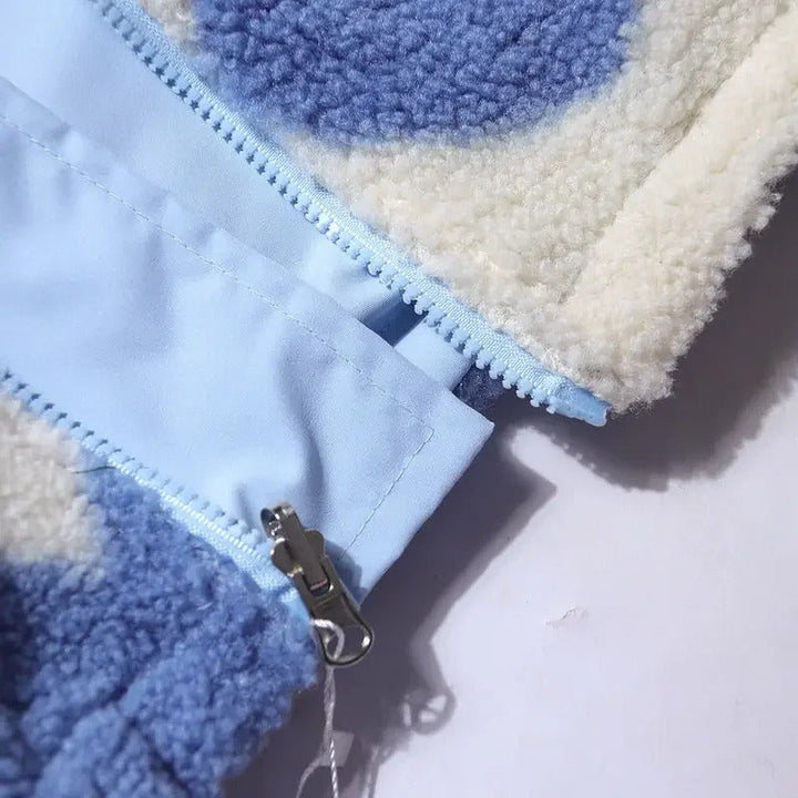 Daria™ | Dvoubarevná bunda srdíčka