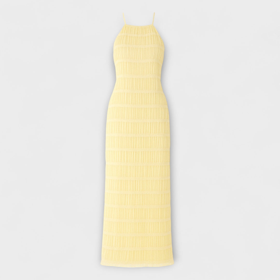 Radislava – Maxi šaty s halter výstřihem