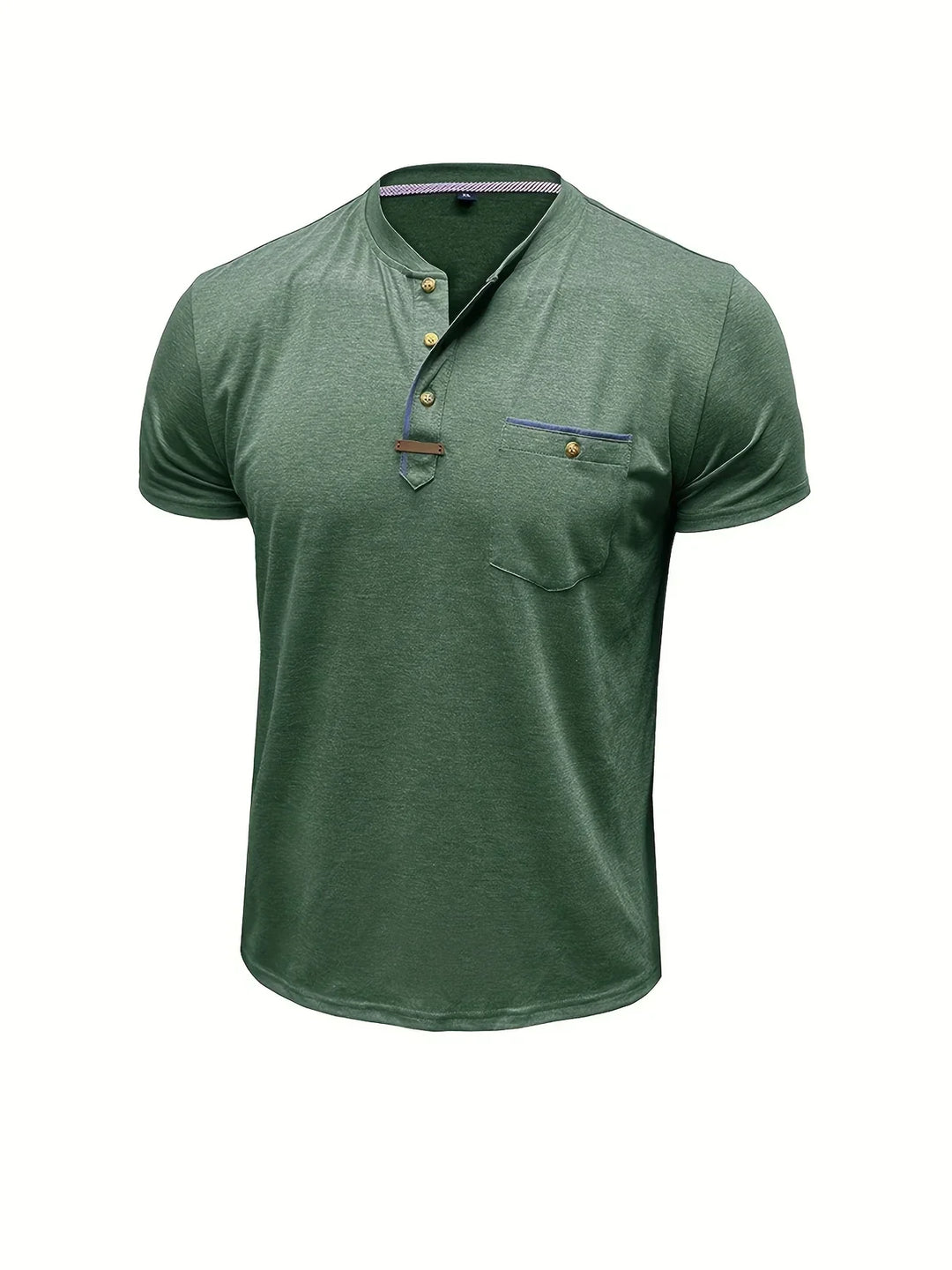 Savrani™ | Elegantní tričko s kulatým výstřihem a kapsou