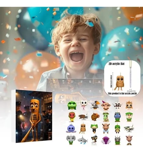 Tung Tung Tung Sahur Italský adventní kalendář s odpočtem do 24 dnů