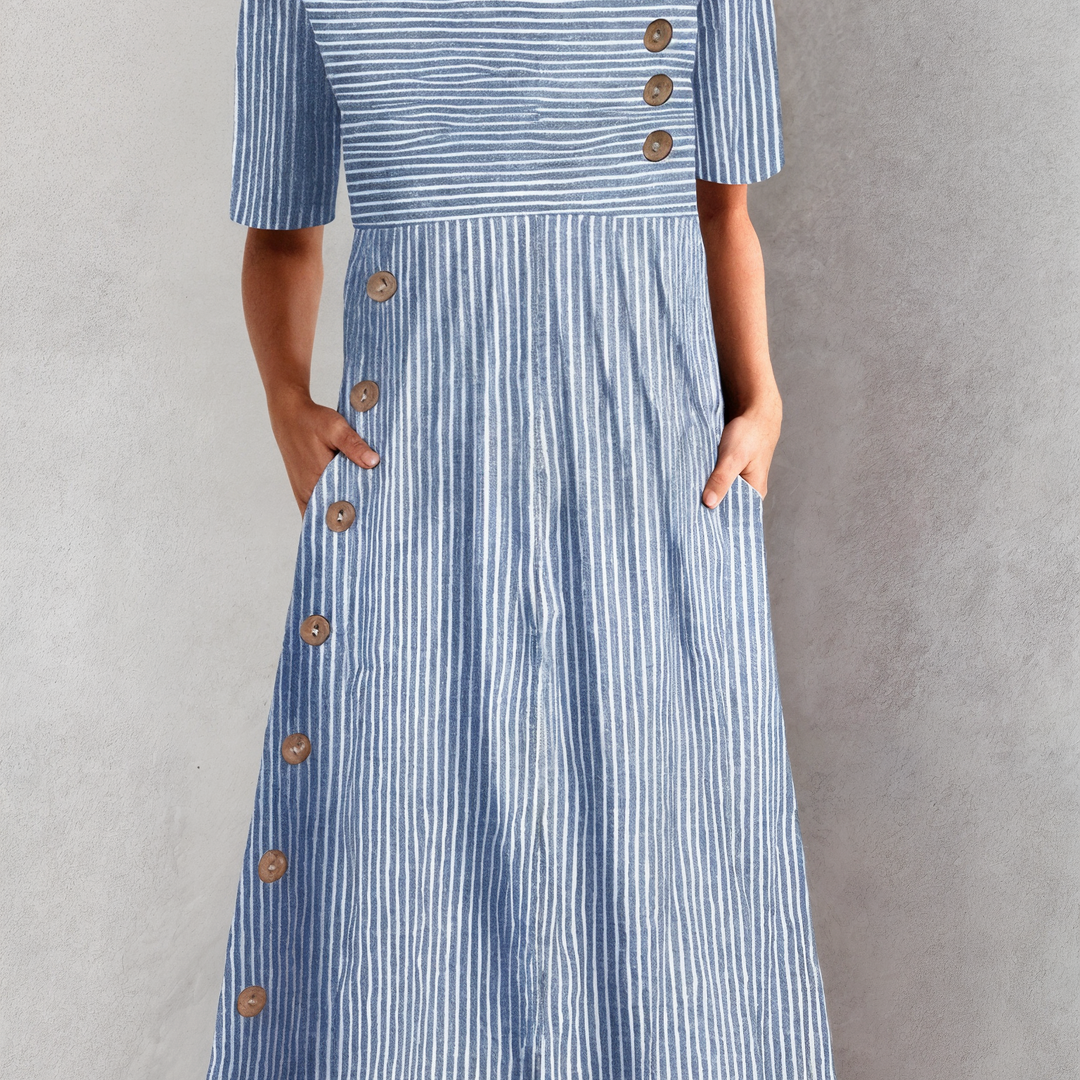 Sofia | Pruhované letní šaty