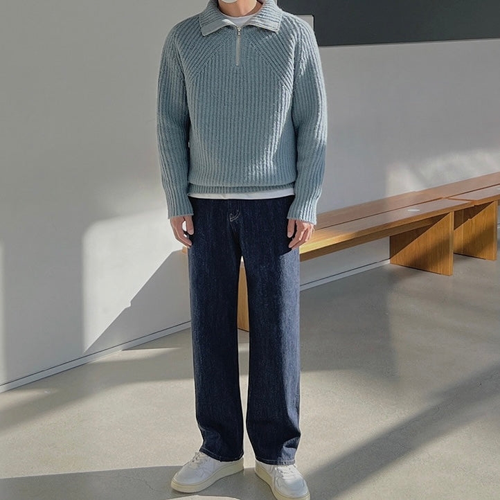 Savrani™ | Pulovr Azure s čtvrtinovým zipem.