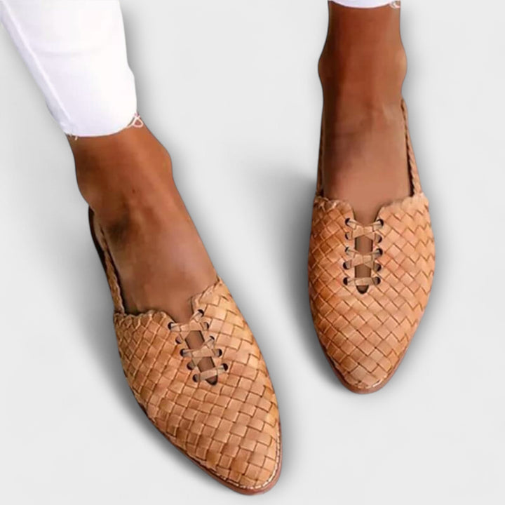 Zyra | Tkané elegantní pohodlné baleríny